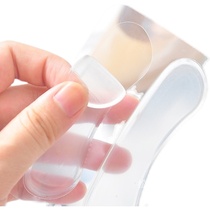 2 pairs of shoes with silicone stickers on the heel of high heels anti-wear feet anti-foot stickers free transparent foot stickers foot protection small round stickers