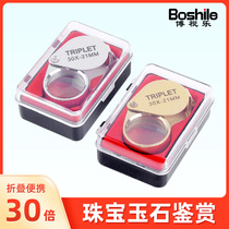 Magnifying Glass Appraisal Special Jewelry 30 Times HD Folding Wing Gem Antique Macro 100
