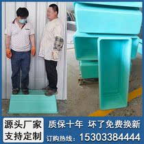 FRP flower box outdoor rectangular FRP flower slot flower pot viaduct FRP combination flower box customization