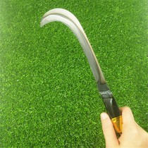 Manganese steel agricultural sickle cutting knife water grass knife fishing straw corn wheat willow leaf sickle