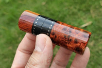 * Private customization * Musashi 10 teeth solid wood middle wheel protective cover American handmade Rod 10 teeth middle wheel protection buckle