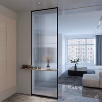 Changhong glass stainless steel iron screen partition living room modern simple toilet toilet home light luxury porch