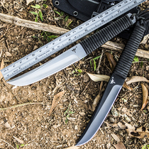 Calcated knife knife knife cold weapon high hardness straight knife Russian tritium knife with sharp knife