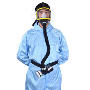 供气式全面具 防毒面具 化工喷漆面罩防粉尘除甲醛口罩接电动风机