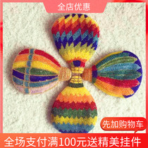 Handmade Beads Creative Mini String Beads Bag Zero Wallet Woman Coin Children Wallet Hot Air Balloon Pearl Beads Bag bag Money bag