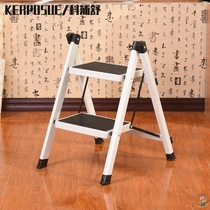 Step stool step bench ladder home two-step folding telescopic ladder two-use bench three-story stair stool creativity