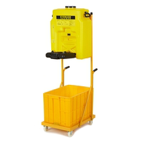 Eagle beast 6650 mobile 53L portable large volume water storage barrel-type tube-free road mounting emergency eye washers