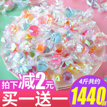 Thousands of Paper Crane candy mixed fruit flavor candy bulk distribution net red creative lollipop color small hard candy snacks