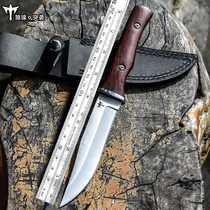 High hardness straight knife field carry-on knife retired wilderness survival saber knife self-defense army knife outdoor knife