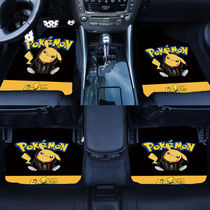 Pikachu cartoon cute car floor mat floor mat Car car floor mat Carpet universal foot mat single