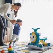 Baby Walker multi-function anti-rollover baby trolley three-in-one learning walking help toy stroller