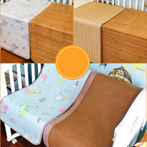Summer children bamboo mat kindergarten mat double-sided student dormitory bed mat baby nap cart baby mat