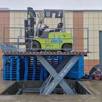 Large tonnage fixed scissor lift Heavy cargo lifter Electric hydraulic lifting platform 2 tons 3 tons