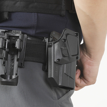 Dragon scale armor plastic steel 92G quick pull holster double lock anti-theft grab function Chest hanging sleeve sinking plate high and low adjustment leg cover