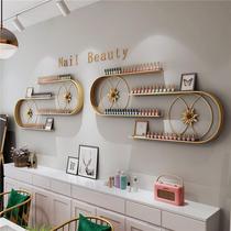  Nail art cabinet display cabinet Nail oil glue shelf placement shelf Wall-mounted net celebrity shop display rack placement shelf
