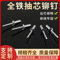 Hongwu open-type all-iron blind rivets iron cored nails iron studs steel rivets rivets