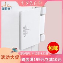 Plastic steel door window hinge hinges inner and outer push Ramen accessories large plate synthetic leaf plastic door hinge casement window door hinge