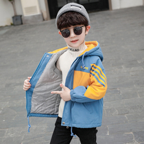 Boys cotton jacket 2021 Winter Childrens autumn and winter 4 Childrens tide cotton clothes 5 boys padded jacket