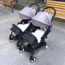 biirere twins baby stroller lightweight folding can sit down Dragon Phoenix second child can split double car super light