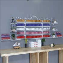 Exhibition rack beauty round three-dimensional creative fashion commercial Black nail nail polish armor frame wall-mounted cargo rack