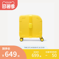 alloy Le several suitcases female rod box travel boarding code red ins net red box male 20 24 inches