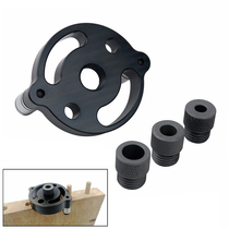 Woodworking vertical positioner straight hole punch positioner plank hole opener beech wood center punch tool