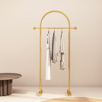 Hanging clothes rack floor bedroom corner coat rack indoor hanging rack rack floor bar clothes rack household