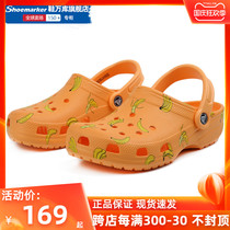 CROCS Carlochi hole shoes womens shoes 2021 summer new lightweight slippers breathable sandals 206375