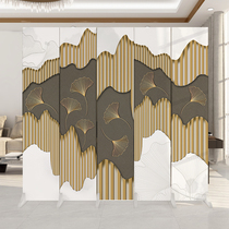 Nordic ins Light luxury style Simple modern folding mobile screen partition wall Office bedroom occlusion home