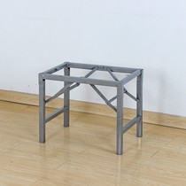 Metal folding table leg wrought iron stand table leg stand table leg stand folding table shelf simple