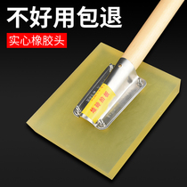  Tile artifact Floor tile slapping board bricklayer knocking flat rubber clapping board block stickers large tile paving tools Rubber hammer mud
