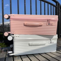 Suitcase ins net red new pull lever box universal wheel 24 suitcase male and female 28 password case leather case 20 inch