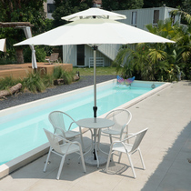 Outdoor Minima Casual Table And Chairs Patio Villa Garden Balcony Open-air Iron Art Net Red Milk Tea Shop Outside Swing Waterproof Table