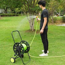 20 m set waterwheel water pipe car water pipe rack watering flower wash car candy color winding reel storage rack pipe rack