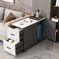 Rock board sofa side few simple modern corner few living room Mobile tea table side cabinet side cabinet light luxury side storage cabinet