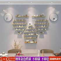 Nail art shelf wall hanging net red nail shop wall frame display simple ins Wind Nail Polish glue placement rack iron art