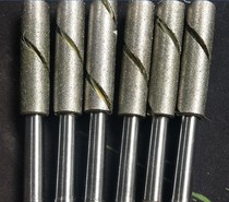 17 Diamond reamer CBN through-hole deep grinding rod reamer Ceramic fine grinding cylinder block spool extended deep hole grinding set