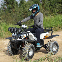125CC small bull beach car four-wheeled motorcycle roadster all-terrain 4-wheel mountain cross-country motorcycle shaft transmission
