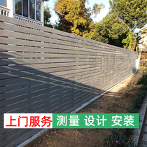 Garden garden anti-corrosion wood fence Outdoor yard fence Outdoor fence Pastoral balcony fence carbonized wood fence