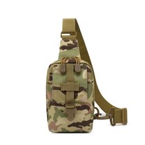 Shoulder Bag chest bag outdoor sports camouflage chest bag military fans tactical shoulder bag riding mountaineering shoulder bag