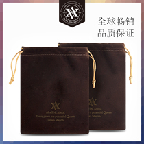 High quality gold thread flannel corset pocket chess piece Storage Bag Velvet Chessmen Storage Bag