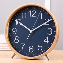 Taiwan clock desktop clock ornaments living room place clock home desktop large modern sitting clock simple pendulum 0916i