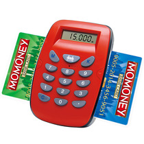 Childrens puzzle moneyer game paper money card machine turntable coin House accessories