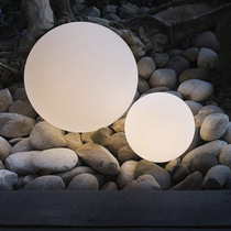 led luminous ball lamp outdoor garden lawn decoration solar charging waterproof lighting viewing courtyard round lamp