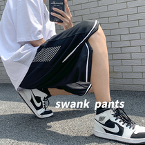 Thin sports shorts boys summer trend outside wear five-point pants quick-drying leisure students ins tide card basketball pants