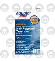 Off-the-shelf equate Mens Minoxidil Topical Solution Hair Regrowth