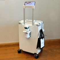 Love Meas Versatile Suitcase Ins Nets Red New 20 Boarding Pull Rod Case Aluminum Frame Suitcase for men and women 24 inches