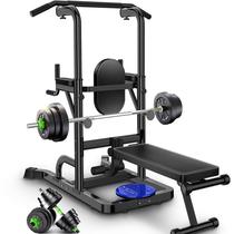 Single-lever indoor adult single-pole family single double bar rack capable of multiple work and push fitness equipment lead up to uppers