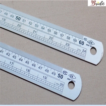 Steel ruler thickened stainless steel plate ruler 30 60 100 150cm2 meters long thickened stainless steel straight ruler scale ruler