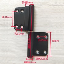 Hinge Detachment Free Aluminum Toilet Hinge Groove Leaf leaf Aluminum Flat Door Kitchen 35 Toilet Door 30 